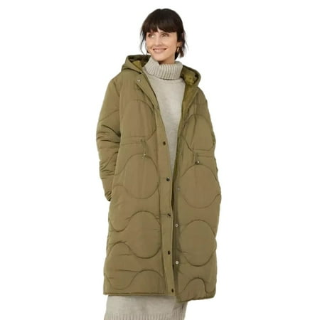 Onion Quilted Cord Coat