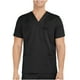 thumbnail image 1 of Hombres Tops Manga corta con cuello en V Tops Uniforme de trabajo Color sólido con bolsillos Blusa Pompotops  oipoqjl34068, 1 of 8