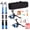 Blue, variant on Yajisi Ultra Light Spinning Fishing Rod and Reel Combo 2PCS Telescopic Pole Kit Blue (19.29 inches / 49 cm)