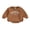 Brown, variant on Bagilaanoe Newborn Baby Girl Boy Oversized Romper Sweatshirt Long Sleeve Bodysuits Letter Print Pullover 3M 6M 12M 18M Infant Casual Tee Tops