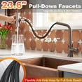 thumbnail image 5 of SUNRINX Smart Kitchen Faucet, Touchless Motion Sensor Sink Faucet with 3 Spray Modes, Gun Ash, 5 of 9