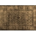 thumbnail image 1 of Ahgly Company Indoor Rectangle Abstract Brown Contemporary Area Rugs, 4' x 6', 1 of 4