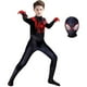 thumbnail image 1 of Disfraz de Spiderman Miles Morales, disfraz de Spider Man, mono Zentai, traje de superhéroe de Anime, Mono para Halloween para niños Fivean unisex, 1 of 2