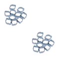thumbnail image 3 of relayinert DOUBLE EAR CLIPS ,O CLAMP ,ZINC ,10 PACK PLATED STEEL 25 to 28mm 2Set, 3 of 6