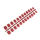 thumbnail image 2 of Soidarity 24 piezas Shortie Square Head Frosted Coffin Uñas postizas DIY Estilo francés Personalidad Uñas acrílicas para amantes de la manicura Juegos de manicura 30rojo Soidarity CE011411-30, 2 of 5