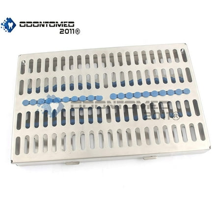 Steam Sterilization Autoclave - Odontomed2011® German Grade Steel Dental Autoclave Sterilization Cassette Rack Box Tray For 20 Instrument Odm