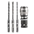thumbnail image 4 of DYNWAVECA Electric Wrench Conversion Hammer Adapter Converter Easy to Install,Replaces Electric Wrench Conversion Head for Construction with 3 drill bit, 4 of 9
