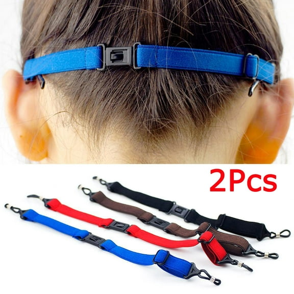 Limei 2Pcs Eyeglasses Holder Strap Eyewear Glasses Sunglasses Straps Retainers Lanyard Sports Swimming Anti-Slip Hooks