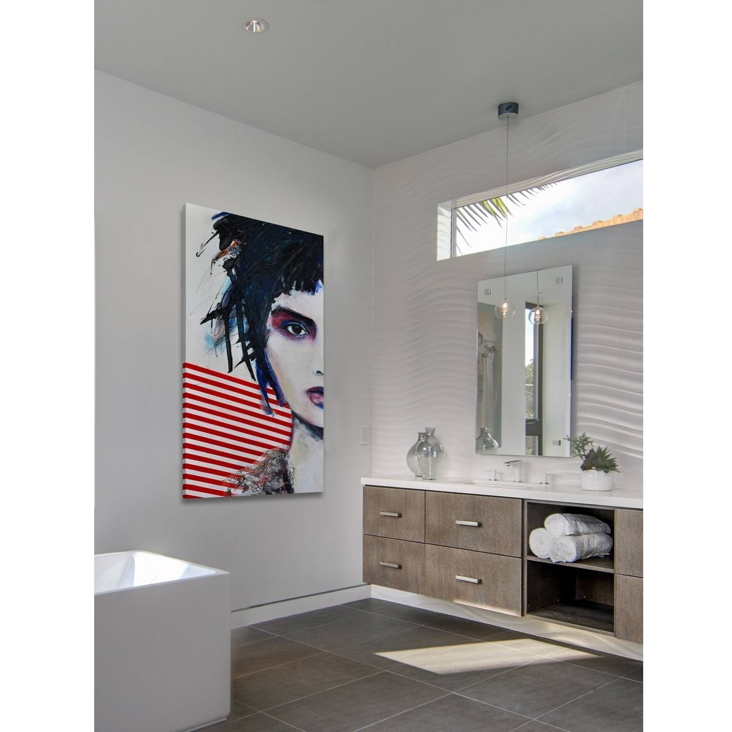 Marmont Hill ''Glamorous Rock II'' Painting Print on Wrapped Canvas