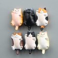 thumbnail image 5 of Paquete de 6 imanes de gato CHAO para refrigerador adorno de cocina, 5 of 5