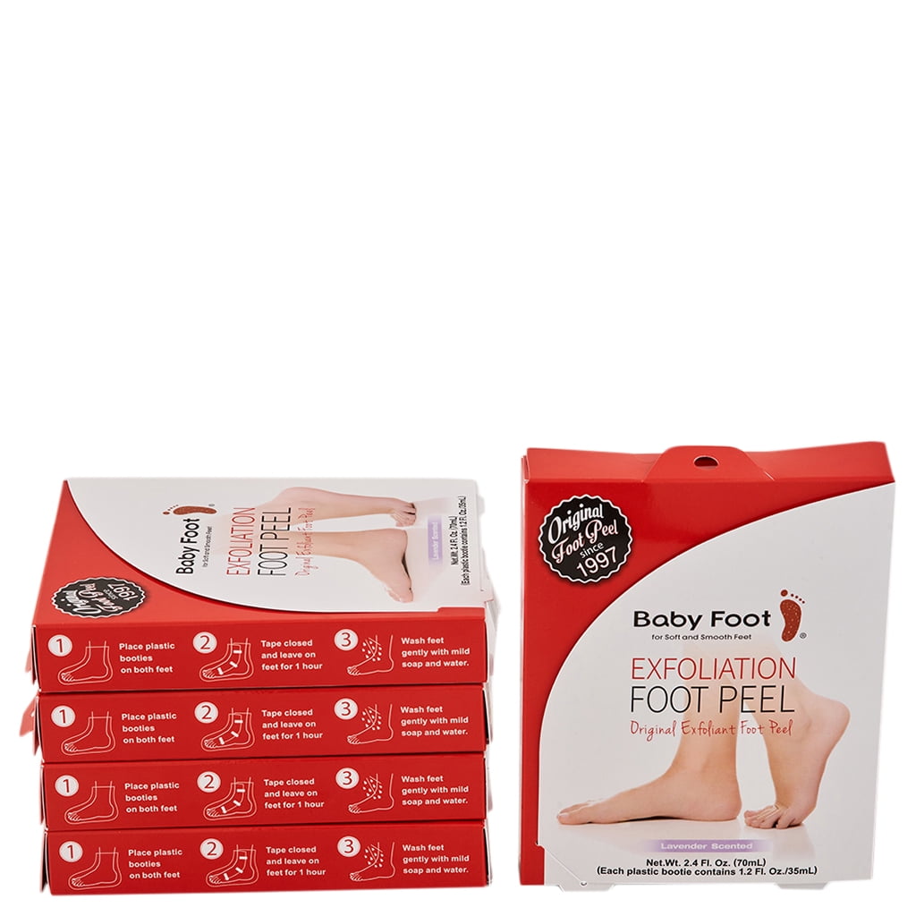 Baby Foot Exfoliation Foot Peel 5 Ct 70 ml