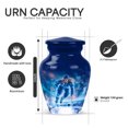 thumbnail image 3 of Yatskia Ice Hockey Girl Small Urns for Human Ashes Keepsake Adult Mother and Father, Mini Memorial Keepsake Urn for Ashes Adult Male, (Classic Pack of 2, 3 Inch), 3 of 8