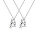 thumbnail image 1 of 2pcs Creative Microscope Shape Necklace Alloy Gene Design Pendent Exquisite Jewelry Graduation Souvenir Gift Ornaments, 1 of 4