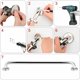 thumbnail image 4 of Chrome bathroom grab bar 60cm stainless steel safety handle for shower toilet kitchen bedroom, 4 of 4