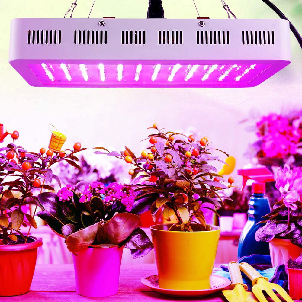 1200W LED Plant Grow Light Full Spectrum Switch for Indoor Plants Veg Flower GD 