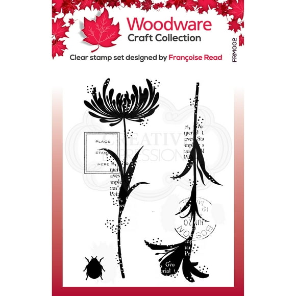 Woodware Clear Singles Mini Flower Silhouettes