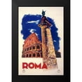 thumbnail image 2 of Vintage Apple Collection 17x24 Black Modern Framed Museum Art Print Titled - Roma, 2 of 5