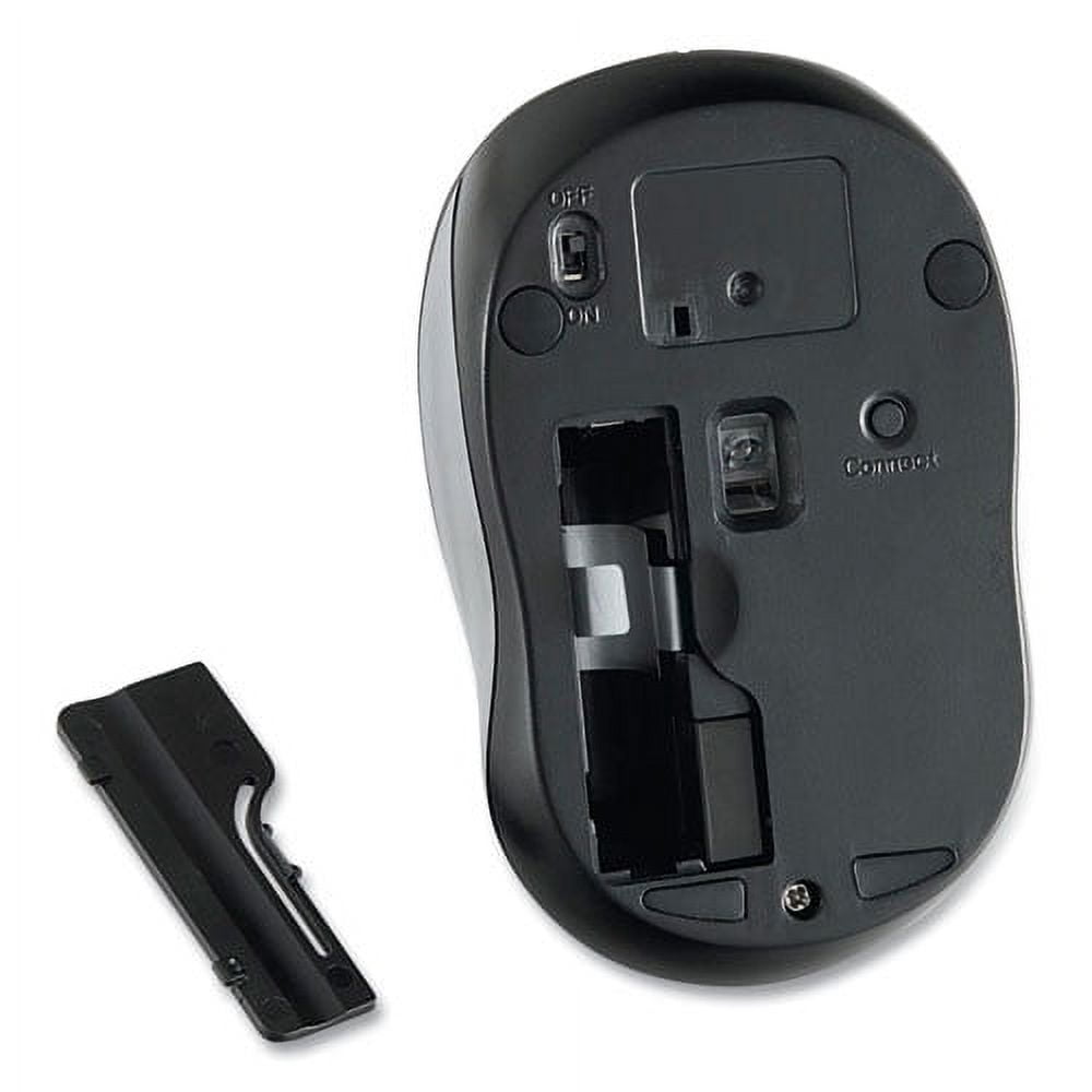 Silent Wireless Blue Led Mouse, 2.4 Ghz Frequency/32.8 Ft Wireless Range, Left/right Hand Use, Graphite | Bundle of 2 Each