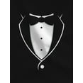 thumbnail image 2 of Tstars Boys Unisex Halloween Party Shirt Tuxedo with Black Bow Tie Funny Humor Trick or Treat Shirt for Boy Toddler Kids Long Sleeve Graphic T Shirt, 2 of 5