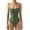 02 Army Green, variant on Women Sexy Square Neck Thong Bodysuit Backless Cami Bodysuit Top