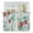 Blue, Red, Green, variant on Raspberries Farmhouse Tier Curtains 36 Inch Length, Sage Green Vines Botanical Floral Cafe Short Curtains for Bathroom Over Sink, Small Kitchen Curtain Light Filtering Drapes 2 Panels 27.5"Wx36"L