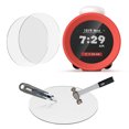 thumbnail image 2 of Tempe Glass Protector Pantalla Films 9H para Sound Clock Alarmo Rojo, 2 of 5