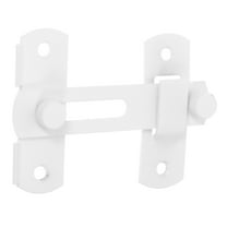 IBASETOY Flip Latch Gate Latch Stainless Steel Barn Door Lock Anti Theft Lock Safety Door Lock For Wooden Fence White