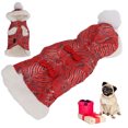 thumbnail image 1 of Tang Suit Traje de perro estilo chino Ropa para mascotas Invierno engrosado Cálido Perro Cheongsam Ropa Sudadera con capucha para perros pequeños Cachorros Gatos ANGGREK  Otros, 1 of 8