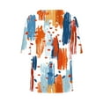 thumbnail image 6 of Womens Summer Tops 2025 V Neck Short Sleeve Shirts Trendy Dressy Casual Vacation Outfits Printed, Limited Time Under 10 Dollars SA-513, 6 of 6