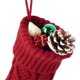 thumbnail image 3 of Medias navideñas de lana tejidas, 4 piezas, medias navideñas blancas de punto para la familia, 3 of 5