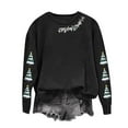thumbnail image 4 of Christmas Tops for Women 2025 Xmas Tree Cute Print Tops Crewneck Graphic Sweatshirts Long Sleeve Pullover Tops Festival Outfits for Women, 4 of 6