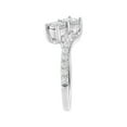 thumbnail image 5 of 10K White Gold 1ct. TDW Two-Stone Diamond Bypass Ring (H-I,I1-I2), 5 of 8