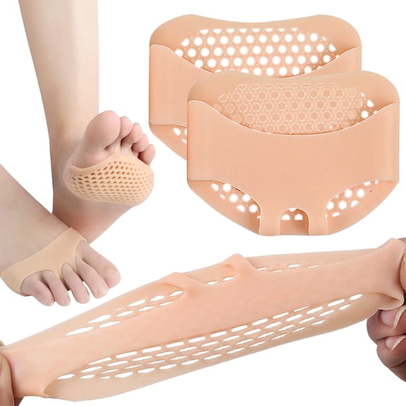 Forefoot Cushion - High Breathable Forefoot Cushion Pads for Quick Comfort & Support, Foot Masks Easter Mother'S Day Silica Gel High Heel Makeup Organizers