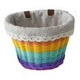 thumbnail image 5 of funtasica Kids Bike Basket Accessories Bike Hanging Basket for Children Toddlers Girls Rainbow, 5 of 8