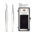 thumbnail image 3 of yeacher Eyelash Extension Kit 1 Sheet False Eyelashes 2 Lashes Extension Tweezers Eye Lashes Graft Makeup Tool, 3 of 7