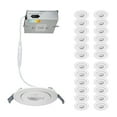 thumbnail image 4 of WAC Lighting Lotos 6" Adjust 5-CCT Aluminum Recessed Kit in White (Set of 24), 4 of 5