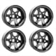 thumbnail image 1 of 4 Llantas Metálicas Ajustables de 1,55" y 5 Radios con Desplazamiento para RC 1/10 D90 para CC01 LC70 MST, Color Negro., 1 of 5