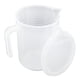 thumbnail image 3 of Taza medidora de cocina Jadeshay 500ml/1000ml con tapa Plástico Transparente, 3 of 8