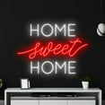 thumbnail image 4 of Handmadetneonsign Home Sweet Home Neon Sign, Custom Quote Neon Led Art Decor, Home Room Wall Decor, 4 of 5