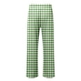 thumbnail image 6 of BOOMNY Mens Pajama Pants Wide Leg Pajamas Pants for Men Plaid Soft Pj Bottoms Pant With Pockets Cozy Homewear Loungewear, 6 of 6