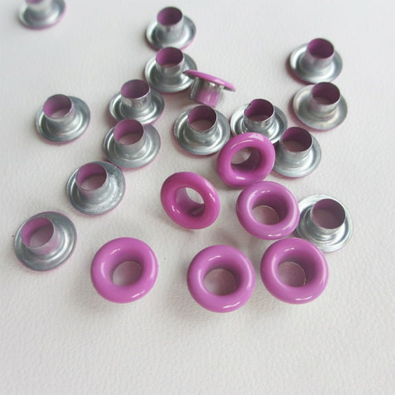 OUNONA  200 Pcs Grommets for Fabric Angry Eye Clam Eyelet Button Set