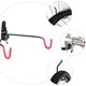 thumbnail image 4 of GOOHOCHY Hoja de almacenamiento de bicicleta de servicio pesado Soporte de casco de bicicleta Hook Bike Hook Mount Mount Hanger Bike, 4 of 7