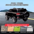 thumbnail image 4 of Kids Ride-On Car 2 Seaters, 12V Licensed Toyota Land Cruiser Electric SUV Police Car Battery Powered Toy Truck with Remote Control,2 Motors, 3 Speeds, Music, Horn, LED Lights, 4 of 8