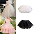 thumbnail image 2 of Girls Tulle Petticoat With Elastic Waistband For Princess Dresses And Special Event Skirt Base, 2 of 9
