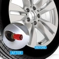 thumbnail image 4 of Hisport Hex 016 Rojo 4 Piezas Tapas universales para vástago de válvula de neumático de Coche Cubierta de Aire para Accesorios Mitsubishi, 4 of 5