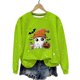 thumbnail image 2 of Ailaofu Women's Halloween Printed Round Neck Casual Sports Long Sleeve Sweatshirt Top Sweatshirt Loose Soft Long Sleeve Pullover Tops, 2 of 6