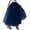 Dark Blue, variant on Landzoo Women Fashion Mid Length Tutu Dress Adult Dress Mesh Half Skirt Cozy Distinctive Women's Skirt