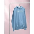 thumbnail image 3 of Be Kind Daisy Lettering Hoodie Women -Image by Shutterstock, Female 4X-Large, 3 of 4