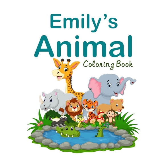 Emily's Animal Coloring Book, (Paperback)