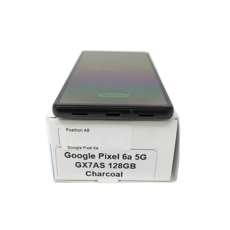 Pre-Owned Google Pixel 6a 5G 128GB GX7AS GSM Factory Unlocked 6.1 in 6GB  RAM Phone - Charcoal (Fair)